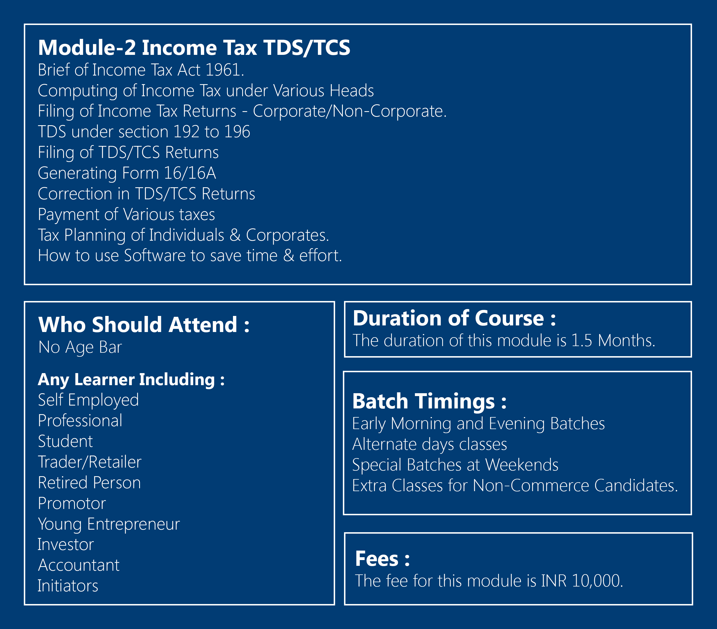 Income Tax TDS/TCS	